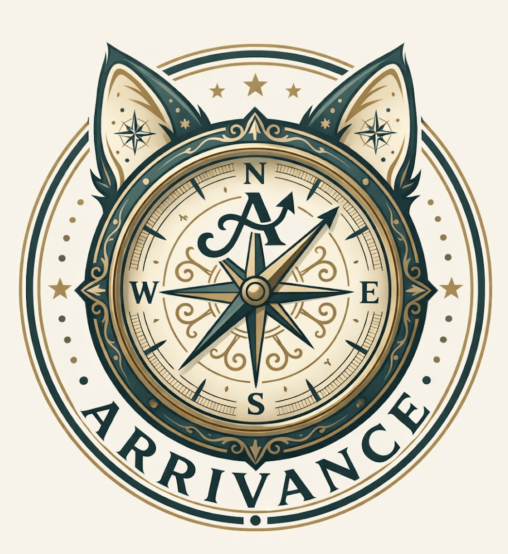 Arrivance compass rose logo
